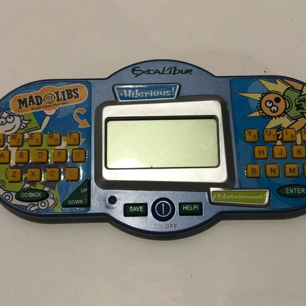 Mad Libs Excalibur Electronic Handheld Game Model #398, Tested Works